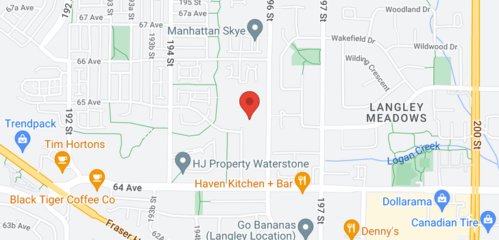 map of 105 19530 65 AVENUE